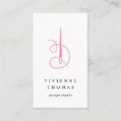 針と糸 |仕入れ直しSeamstress 名刺 (正面)