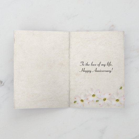 針のない記念日の時計 カード (内部)