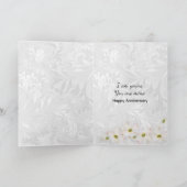 針のない記念日の時計 カード (内部)