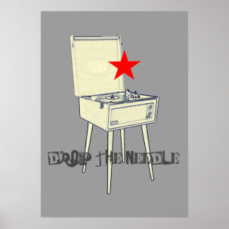 針のレトロを落とす ポスター