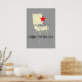 針のレトロを落とす ポスター (キッチン)