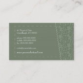 針の名刺 名刺 (裏面)