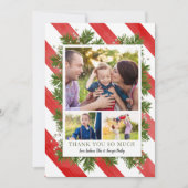 針は及び写真|が写真カード感謝していしている3つを縞で飾ります シーズンカード (正面)