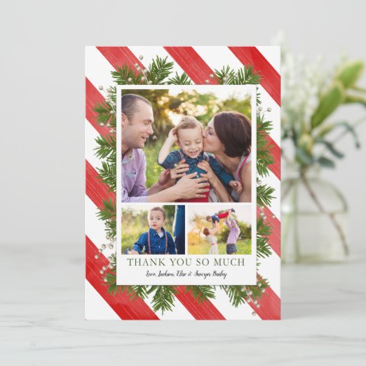 針は及び写真|が写真カード感謝していしている3つを縞で飾ります シーズンカード (スタンド正面)