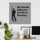 針中毒ポスター ポスター (ホームオフィス)