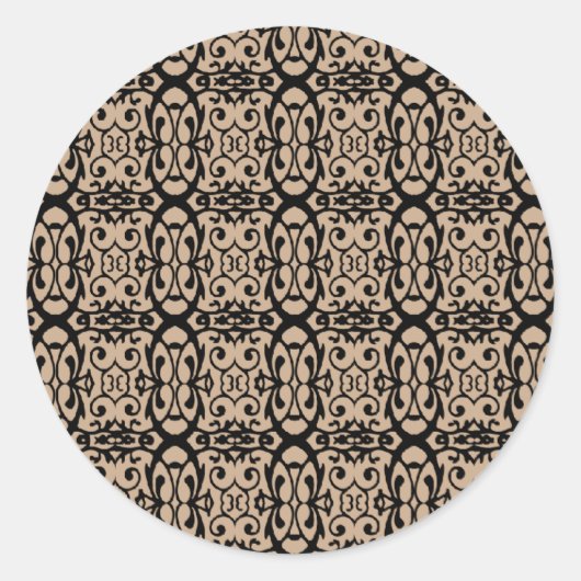 針仕事ビクトリアンスタイルシール ラウンドシール (正面)