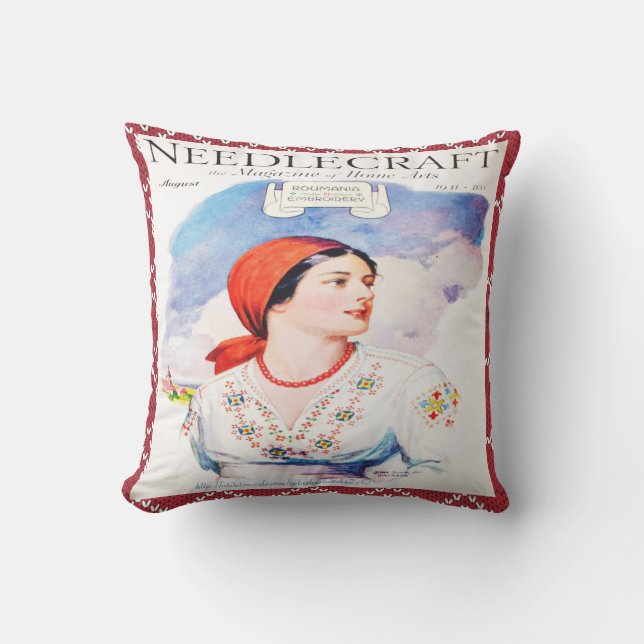 「針仕事」 アウトドアクッション (正面)