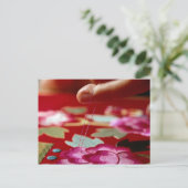 針仕事 ポストカード (スタンド正面)