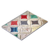 針付きカテドラルウインドウキルト ノートブック (左側)