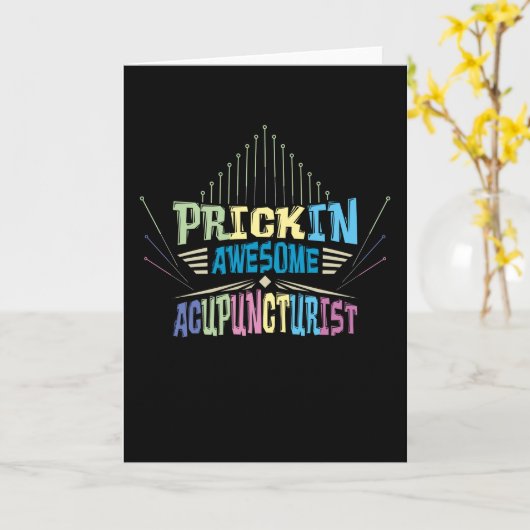 針師素晴らし カード (黄色い花)