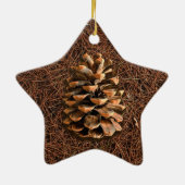 針盤の松落ちた錐 セラミックオーナメント (裏面)