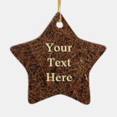 針盤の松落ちた錐 セラミックオーナメント (裏面)