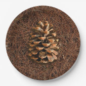 針盤の松落ちた錐 ペーパープレート (正面)