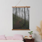 針葉樹を通る狭い経路を持つタペストリー 吊り下げ型タペストリー (寝室)