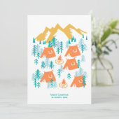 針葉樹林キャンプV2ホリデーカード シーズンカード (スタンド正面)