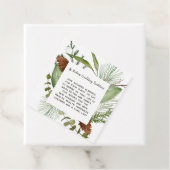 針葉樹素朴枝パインコーン結婚ズ フェイバータグ (インサイチュ)