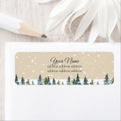 針葉樹、松、常緑樹 ラベル (インサイチュ)