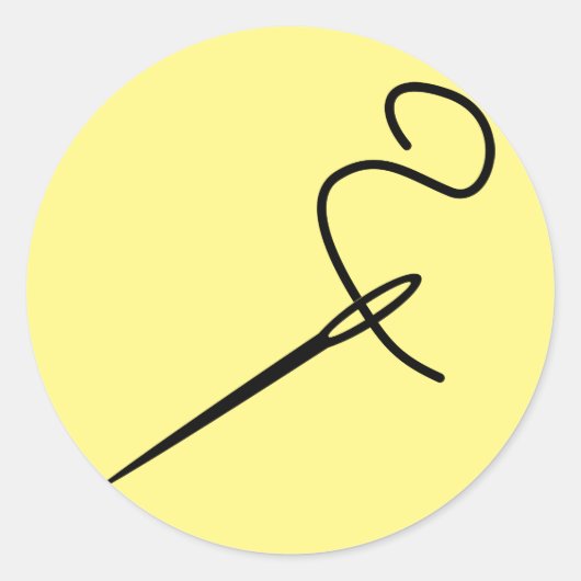 針裁縫糸の修理ポイント ラウンドシール (正面)