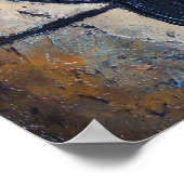 針金に彫られた鳥 ポスター (角)