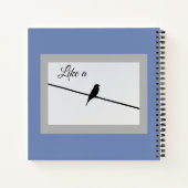 針金に鳥のように – Leonard Cohen ノートブック (裏面)