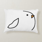 針金の上に3羽の鳥 アクセントクッション (裏面)