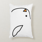 針金の上に3羽の鳥 アクセントクッション (正面(垂直))