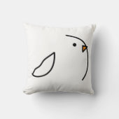 針金の上に3羽の鳥 クッション (正面)