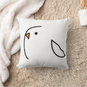 針金の上に3羽の鳥 クッション (ブランケット)