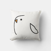 針金の上に3羽の鳥 クッション (正面)