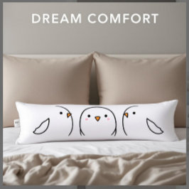 針金の上に3羽の鳥 ボディピロー