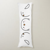 針金の上に3羽の鳥 ボディピロー (正面縦)