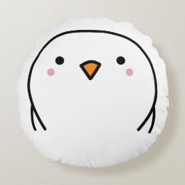 針金の上に3羽の鳥 ラウンドクッション