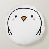 針金の上に3羽の鳥 ラウンドクッション (裏面)