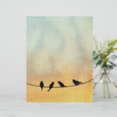 針金の上の鳥 (スタンド正面)