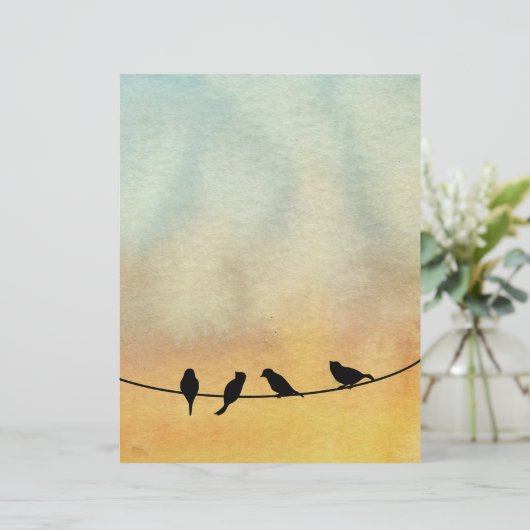 針金の上の鳥 (スタンド正面)