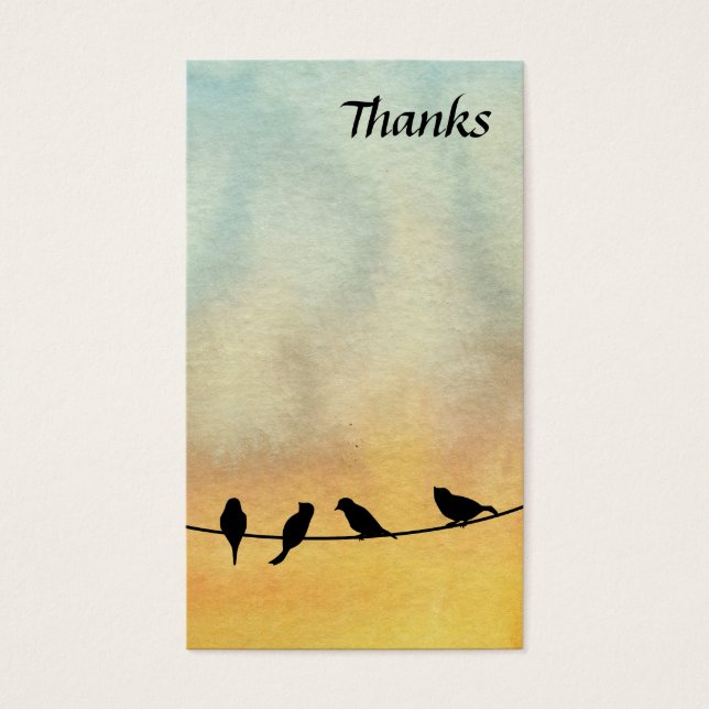 針金の上の鳥 (正面)