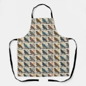針金の上の鳥 エプロン (正面)