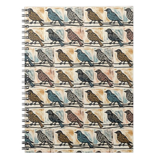 針金の上の鳥 ノートブック (正面)