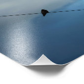 針金の上の鳥 フォトプリント            (角)