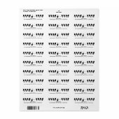 針金の上の鳥 – 敢えて行違うく ラベル (フルシート)