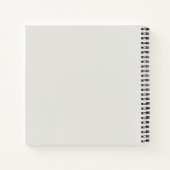 針金シンプルに素朴付いている鳥 ノートブック (裏面)