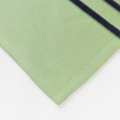 針金上の鳥、ヴィンテージ青空。 フリースブランケット (角)