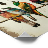 針金素晴らしの上のヴィンテージ ポスター (角)