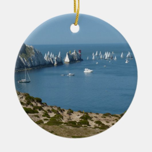 針 セラミックオーナメント (正面)