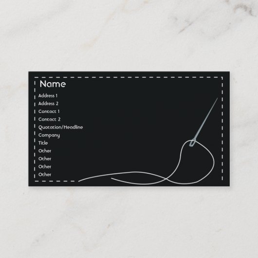 針-ビジネス 名刺 (正面)