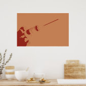 針 ポスター (キッチン)