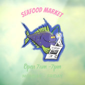 釣りおもしろい魚の漫画 ウィンドウサイン (シート3)