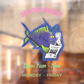 釣りおもしろい魚の漫画 ウィンドウサイン (シート2)