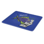 釣りおもしろい魚の漫画 カッティングボード (角)