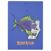 釣りおもしろい魚の漫画 クリップボード (裏面)
